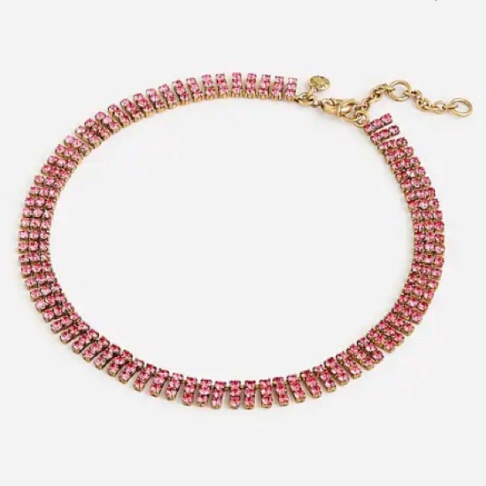 J.CREW Gemstones Crystals Statement Necklace NWT
